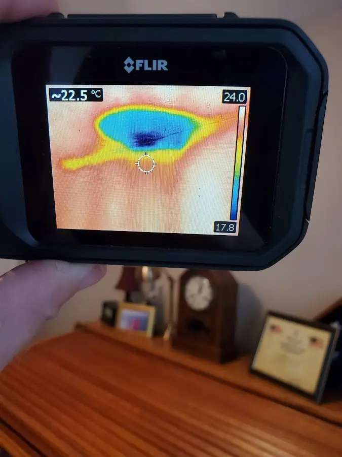 Thermal imaging inspection for water damage in Rocky Mount